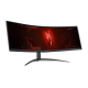 Монитор 44,5'' ACER Nitro XZ452CUVbemiiphuzx,ZeroFrame,Curved 1500R Black,32:9,VA,5120x1440,1/4ms,450cd,165Hz,2xHDMI(2.1)+1xDP(1.4)+1xType-C(PD90W)+Audio out+USB3.2(2Up 3Down)+RJ45,Speakers 3Wx2 (UM.MX2EE.V01)