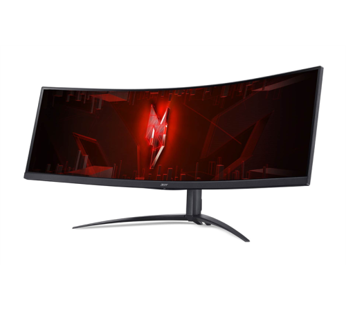 Монитор 44,5'' ACER Nitro XZ452CUVbemiiphuzx,ZeroFrame,Curved 1500R Black,32:9,VA,5120x1440,1/4ms,450cd,165Hz,2xHDMI(2.1)+1xDP(1.4)+1xType-C(PD90W)+Audio out+USB3.2(2Up 3Down)+RJ45,Speakers 3Wx2 (UM.MX2EE.V01)