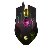Мышь A4Tech Bloody Q51 черный/рисунок оптическая (3200dpi) USB3.0 (8but)