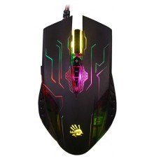 Мышь A4Tech Bloody Q51 черный/рисунок оптическая (3200dpi) USB3.0 (8but)