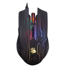 Мышь A4Tech Bloody Q82 черный/рисунок оптическая (3200dpi) USB3.0 (8but)