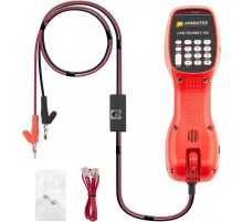Трубка телефонная Lanmaster LAN-TELESET-100 для тестирования красный