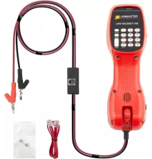 Трубка телефонная Lanmaster LAN-TELESET-100 для тестирования красный
