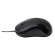Мышь Оклик 115SR черный оптическая (1000dpi) USB для ноутбука (2but)