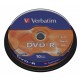 Диск DVD-R Verbatim 4.7Gb 16x Cake Box (10шт) (43523)