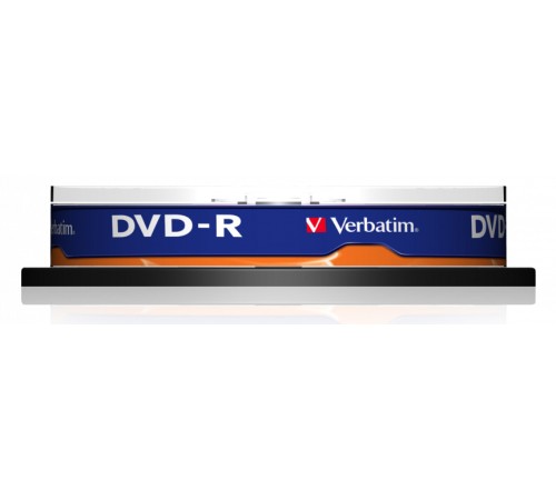 Диск DVD-R Verbatim 4.7Gb 16x Cake Box (10шт) (43523) Диск DVD-R Verbatim 4.7Gb 16x Cake Box (10шт) (43523)