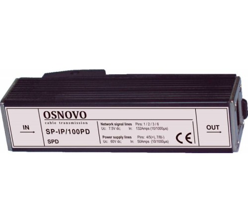 Грозозащита OSNOVO SP-IP/100PD