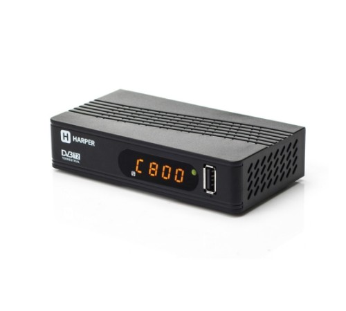 Ресивер DVB-T2 Harper HDT2-1514 черный Ресивер DVB-T2 Harper HDT2-1514 черный
