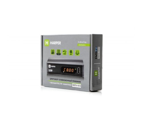 Ресивер DVB-T2 Harper HDT2-1514 черный Ресивер DVB-T2 Harper HDT2-1514 черный