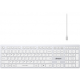 Клавиатура A4Tech Fstyler FBX50C белый USB беспроводная BT/Radio slim Multimedia (FBX50C WHITE)