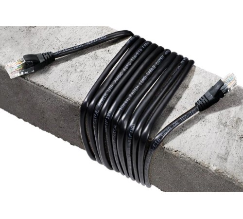 Кабель PATCH CAT5E UTP 5M ANP511_5M_BK BLACK AOPEN