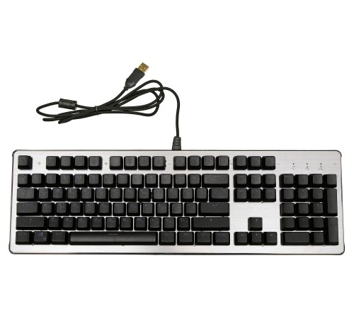 Клавиатура Оклик 970G Dark Knight механическая черный/серебристый USB for gamer LED