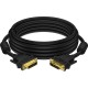 GCR Кабель PROF 7.0m DVI-D, черный, GOLD, ферритовые кольца, OD 8.5mm, 28 AWG, DVI/DVI, 25M/25M, двойной экран, GCR-DM2DMC2-7.0m Greenconnect GCR-DM2DMC2-7.0m