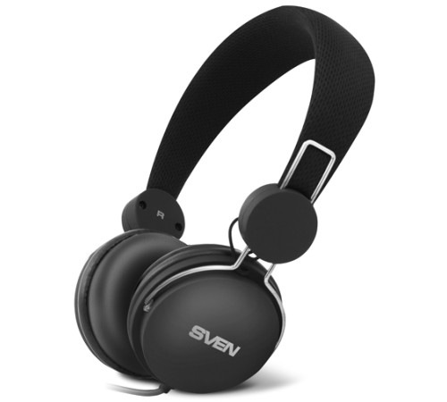 Мультимедийные стереонаушники с микрофоном SVEN AP-320M, черный Sven AP-320M (SV-015374)