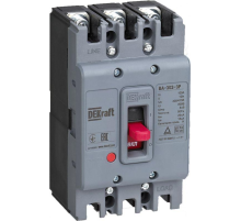 Выключатель автоматический 3п 100А 25кА ВА-302 DEKraft 22749DEK