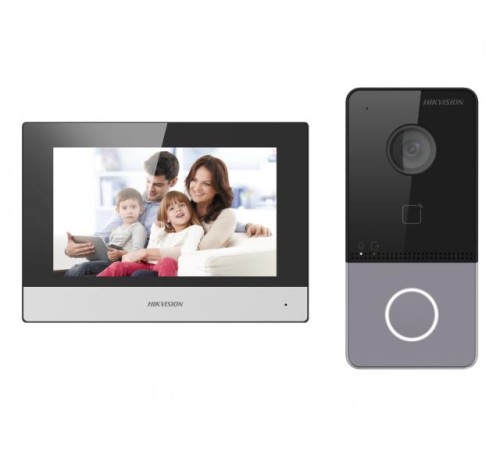 HIKVISION DS-KIS603-P(C) LCD 7" IP DOORPHONE BUNDLE Монитор