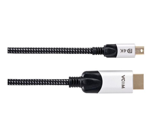 Кабель-переходник miniDisplayPort M-> HDMI M 4K@60Hz 1.8m VCOM (CG615M-1.8M) Кабель-переходник VCOM Mini DisplayPort M/HDMI M (CG615M-1.8)