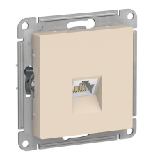 Systeme electric ATN000283 ATLASDESIGN РОЗЕТКА компьютерная RJ45, механизм, БЕЖЕВЫЙ