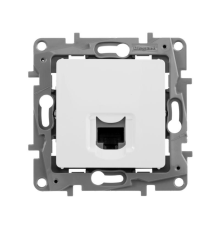 ETIKA Розетка RJ45 кат.5 UTP, бел. Legrand 672241