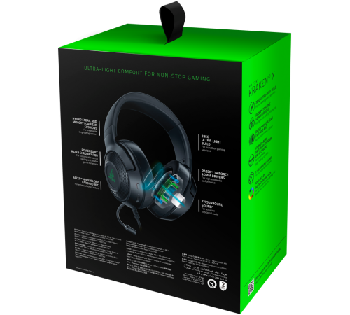 Гарнитура Razer Kraken V3 X headset Razer Kraken V3 (RZ04-03750100-R3M1) Гарнитура Razer Kraken V3 X headset Razer Kraken V3 (RZ04-03750100-R3M1)