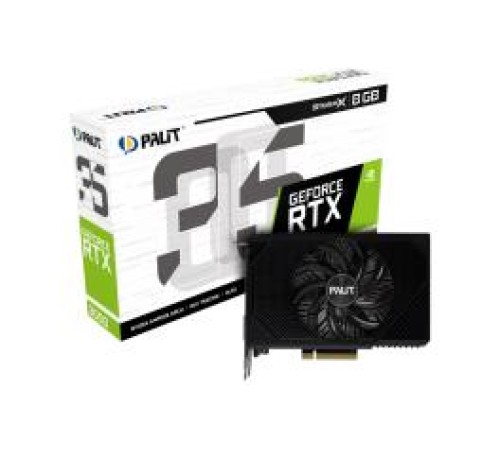 Видеокарта PALIT RTX3050 STORMX 8G (NE63050018P1-1070F V1) Видеокарта PALIT RTX3050 STORMX 8G (NE63050018P1-1070F V1)