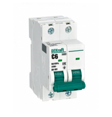 Выключатель автоматический модульный 2п C 6А 6кА ВА-103 DEKraft 12285DEK