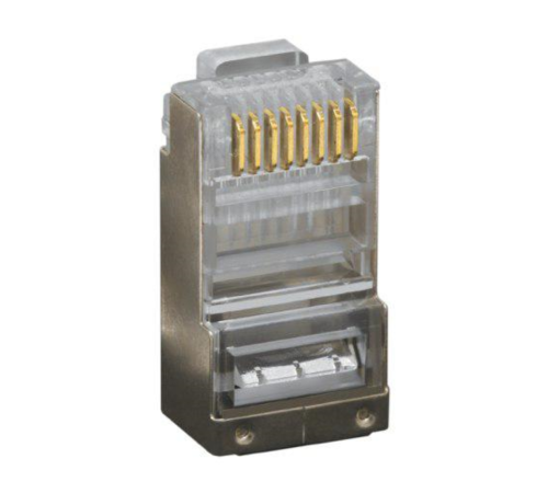 Коннектор RJ-45s 8P8C cat.5e экранированный (100 шт) Коннектор RJ-45s 8P8C cat.5e экранированный (100 шт)