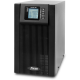 ИБП POWERMAN Online 2000, LCD, двойного преобразования, 2000ВА, 1800Вт, 3 евророзетки с резервным питанием, USB, RS232, слот SNMP, разъем EPO, батарея 12В 9Ач 4 шт., 215 х 315 х 475 мм., 18.5 кг. Powerman Online 2000