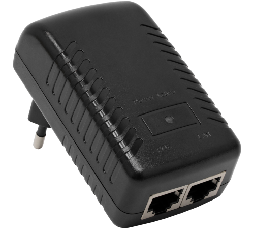 Инжектор PoE CP2410 24VDC 24W IEEE 802.3at LED