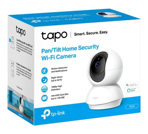 Камера TP-Link Камера видеонаблюдения IP внутренняя Tp-Link TC70 (TC70) Камера TP-Link Камера видеонаблюдения IP внутренняя Tp-Link TC70 (TC70)