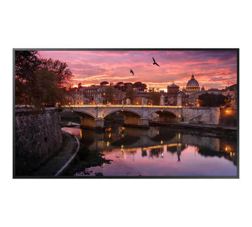 Панель Samsung 65" QB65C черный VA LED 8ms 16:9 DVI HDMI M/M матовая 4000:1 350cd 178гр/178гр 3840x2160 DP RCA Да 4K USB 18.1кг