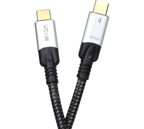 Кабель USB4 TypeC(M)--TypeC(M), 5K@60Hz, 40GBps, PD 240W, 5A, VCOM, 1.2м <CU560-1.2M> Кабель VCOM USB Type-C M/USB Type-C M (CU560-1.2M) Кабель USB4 TypeC(M)--TypeC(M), 5K@60Hz, 40GBps, PD 240W, 5A, VCOM, 1.2м <CU560-1.2M> Кабель VCOM USB Type-C M/USB Type-C M (CU560-1.2M)
