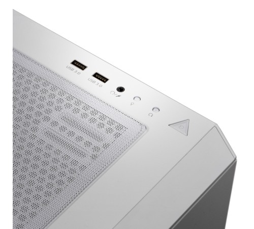 STARKER WHITE (STARKER-WHCWW) (Midi-Tower, белый, TG, 120mm ARGB fan + 120mm fan)