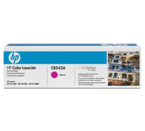 Картридж лазерный HP 125A CB543A пурпурный (1400стр.) для HP CLJ CP1215/CP1515/CP1518 Картридж лазерный HP 125A CB543A пурпурный (1400стр.) для HP CLJ CP1215/CP1515/CP1518