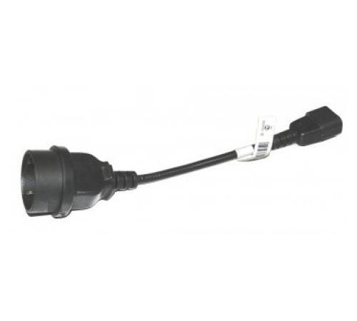 Кабель Powercom SCUT IEC-320 C14 to Socket Type-F 250V 10A Кабель Powercom SCUT IEC-320 C14 to Socket Type-F 250V 10A