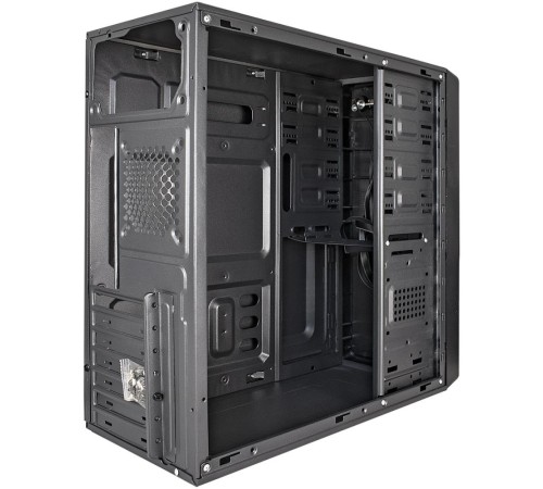 Exegate EX283729RUS Корпус Miditower XP-401 Black, ATX, <без БП>, 2*USB, Audio