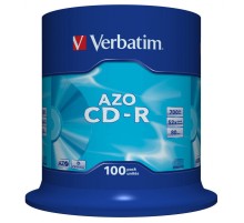Диск CD-R Verbatim 700Mb 52x Cake Box (100шт) (43430)