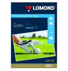 Бумага Lomond 1108200 A4/290г/м2/20л./белый сатин для струйной печати