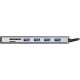 Адаптер TypeC -->(2HDMI+DP)4K*60Hz+3USB3.0+TC+USB2.0+RJ45+SD+TF+PD+audio+TCадаптер, VCOM <4706> VCOM Адаптер iOpen USB 3.1 Type-C M/HDMI+USB 2.0 Type-AF+3 x USB 3.0+RJ45+TF+SD+DisplayPort+USB Type-C+mini jack 3.5 (CU4706)