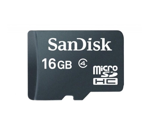 Карта памяти MICRO SDHC 16GB CLASS4 SDSDQM-016G-B35 SANDISK Карта памяти MICRO SDHC 16GB CLASS4 SDSDQM-016G-B35 SANDISK