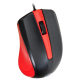 Oklick 225M черный/красный Мышь оптическая (1200dpi) USB (3but) [288237]