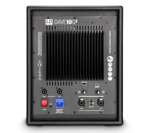 Компактный активный комплект PA-системы LD Systems DAVE 10 G3 Компактный активный комплект PA-системы LD Systems DAVE 10 G3