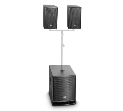 Компактный активный комплект PA-системы 18" + 2х10" LD Systems LDDAVE18G3SETUP1 Компактный активный комплект PA-системы 18" + 2х10" LD Systems LDDAVE18G3SETUP1