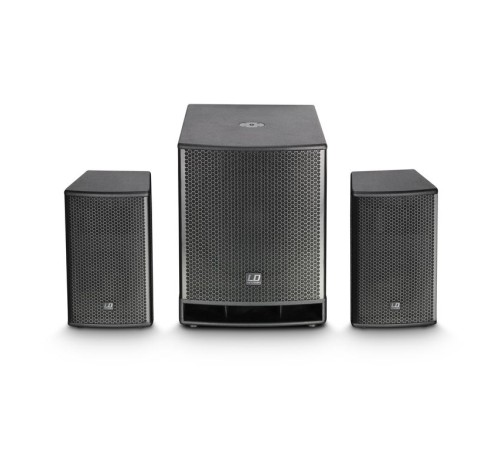 Компактный активный комплект PA-системы 18" + 2х10" LD Systems LDDAVE18G3SETUP1 Компактный активный комплект PA-системы 18" + 2х10" LD Systems LDDAVE18G3SETUP1