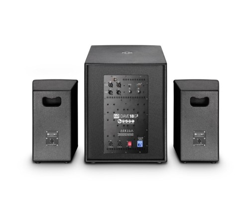 Компактный активный комплект PA-системы 18" + 2х10" LD Systems LDDAVE18G3SETUP1 Компактный активный комплект PA-системы 18" + 2х10" LD Systems LDDAVE18G3SETUP1