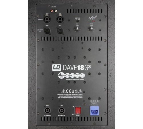 Компактный активный комплект PA-системы 18" + 2х10" LD Systems LDDAVE18G3SETUP1 Компактный активный комплект PA-системы 18" + 2х10" LD Systems LDDAVE18G3SETUP1