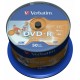 Диск DVD-R Verbatim 4.7Gb 16x Cake Box (50шт) Printable (43533)
