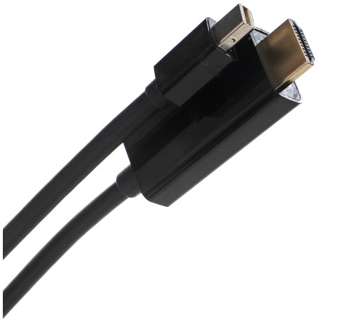 VCOM CG695-B Кабель-переходник Mini DisplayPort M => HDMI M 1.8m VCOM CG695-B Кабель-переходник Mini DisplayPort M => HDMI M 1.8m