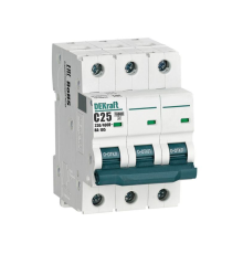 Выключатель автоматический модульный 3п C 25А 10кА ВА-105 DEKraft 13179DEK