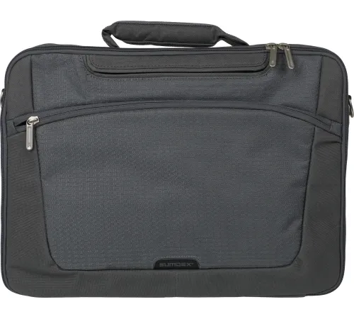 Сумка для ноутбука SUMDEX PON-301(GP)  {нейлон, серая до 15,6"}
